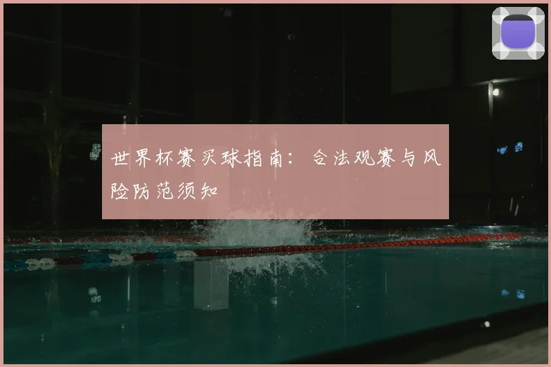 世界杯赛买球指南：合法观赛与风险防范须知