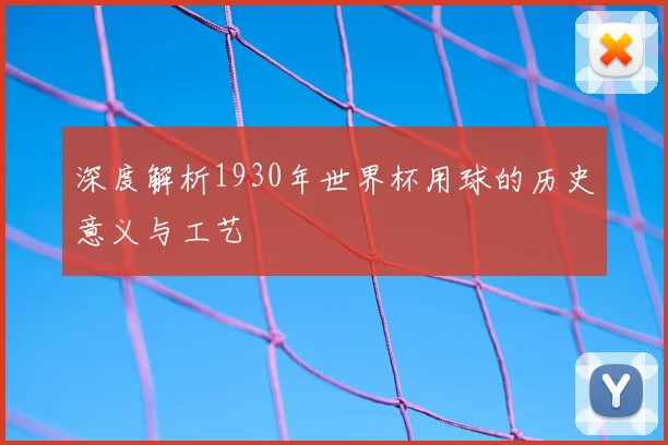 深度解析1930年世界杯用球的历史意义与工艺